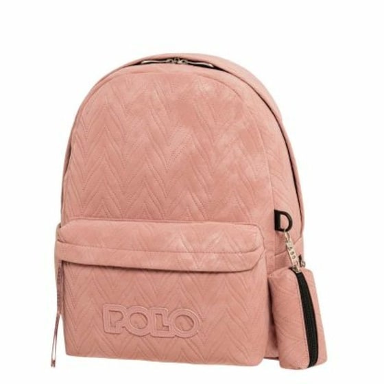 Τσάντα Πλάτης Polo Original Leaves Ροζ image 2
