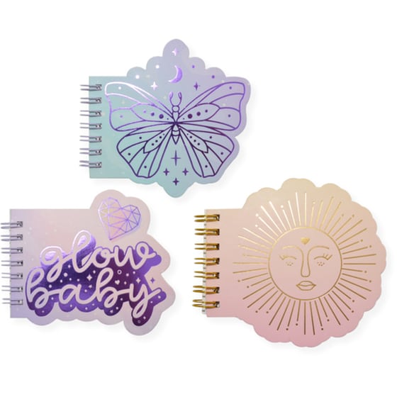 Σημειωματάριο Papermint Σπιράλ Α6 Mini Galaxy Girl (1 Τεμάχιο) image 0