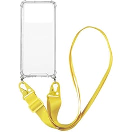 Θήκη Xiaomi Poco X4 Pro 5G - Sonique Armor Clear Με Strap  - Κίτρινο