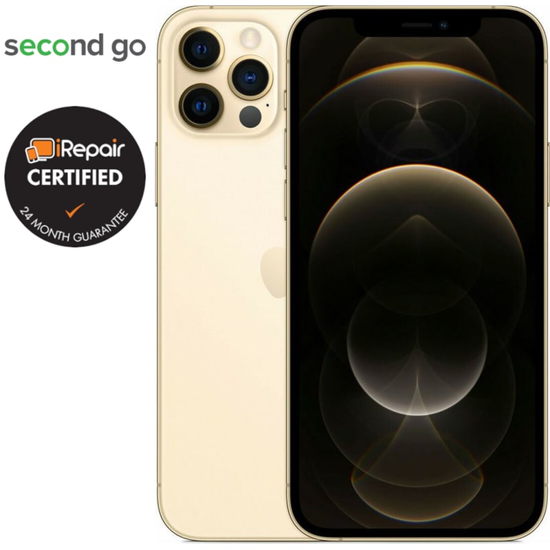 APPLE Second Go Certified μεταχειρισμένο Apple iPhone 12 Pro Max 256GB Gold