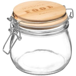 Βάζο Κουζίνας Spitishop Γυάλινο Φ13.5x10.5 cm - Διάφανο