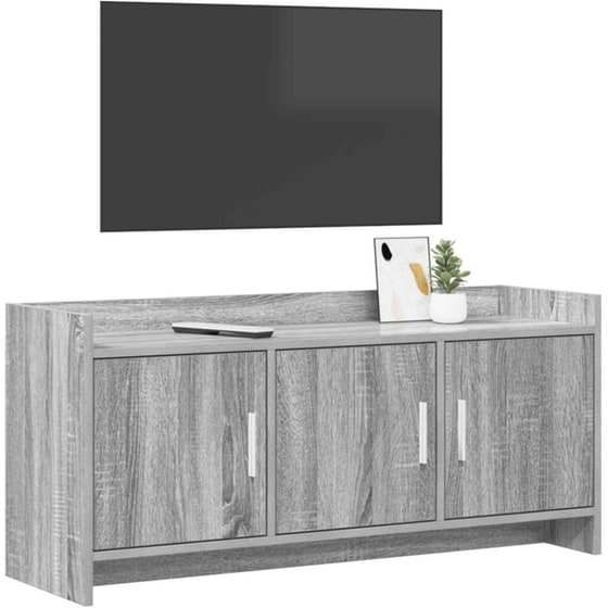 Έπιπλο Τηλεόρασης VidaXL 102 x 33 x 47 cm - Γκρι Sonoma image 2