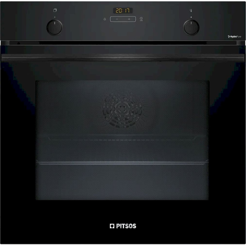 PITSOS PITSOS PH33M41B3 71 Lt Μαύρο Εντοιχιζόμενος Φούρνος Άνω Πάγκου