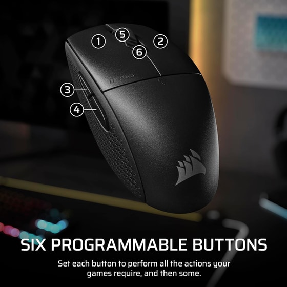 Corsair M55 Gaming Ασύρματο Ποντίκι - Μαύρο image 7