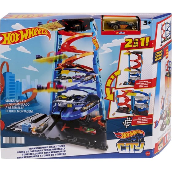 Hot Wheels City Πίστα Πύργος Ταχύτητας 2 σε 1 (HKX43) image 0