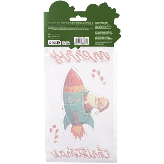 Αυτοκόλλητα Παραθύρου Tri-Coastal Merry Xmas image 2