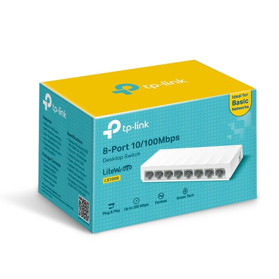 TP-Link LS1008 Network Switch Unmanaged Fast Ethernet (100 Mbps) image 3