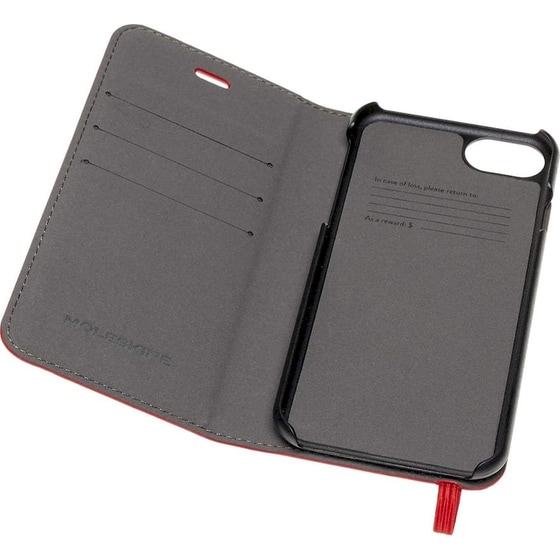 Θήκη iPhone Χ Moleskine Booktype Κόκκινη image 2