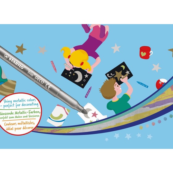 Μαρκαδόροι Stabilo 377/ 8 Τεμάχια image 1