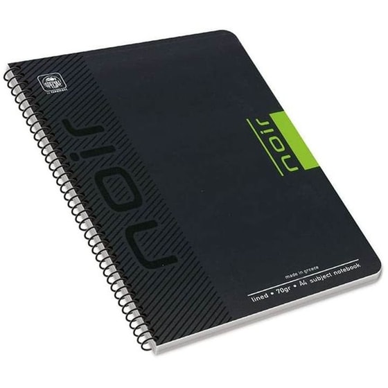 Τετράδιο Σπιράλ Special Noir A4 4 Θεμάτων 120 Φύλλων (1 Τεμάχιο) image 0