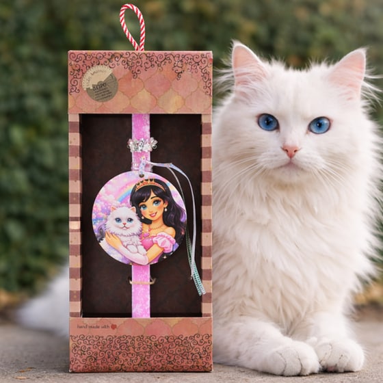 Λαμπάδα&nbsp;Synchronia&nbsp;Πριγκίπισσα&nbsp;με Γατούλα image 4