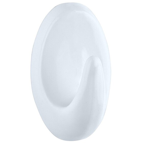 Αυτοκόλλητα Κρεμαστράκια Wenko Maxi White 4406010100 3x2.5x5 cm Σετ 2 Τμχ - Λευκά image 0