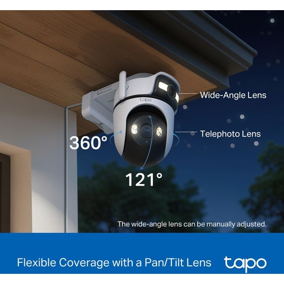 Ασύρματη IP Camera TP-Link Tapo C545D 2K με WiFi & Ανίχνευση κίνησης image 11