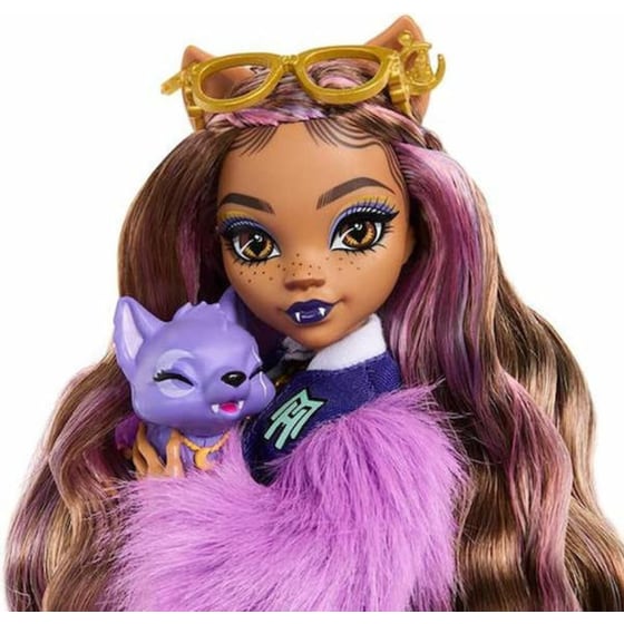 Κούκλα Mattel Monster High Κλοντίν Με Ζωάκι Και Αξεσουάρ image 4