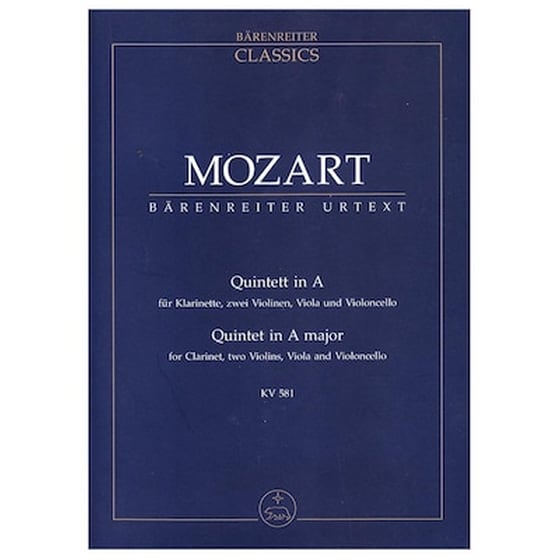 Βιβλίο Για Σύνολα Barenreiter Mozart - Quintet In A Major [pocket Score] image 1