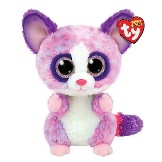 Λούτρινο Ty Beanie Boos Becca Γαλάγος Μωρό Ροζ 15 cm image 0