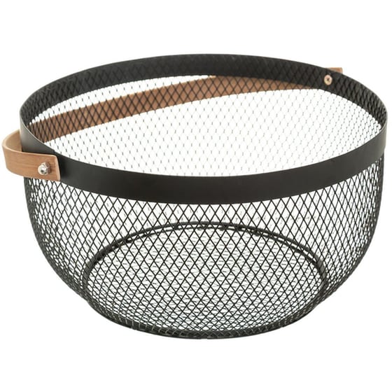 Καλάθι Αποθήκευσης Spitishop F-v Retro 162151 29x14.5cm Μεταλλικό - Μαύρο image 0