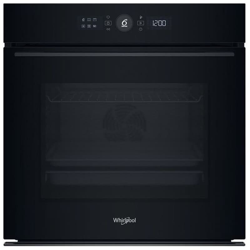 WHIRLPOOL WOI5S8CM1SBA 73 Lt Μαύρο Εντοιχιζόμενος Φούρνος Άνω Πάγκου
