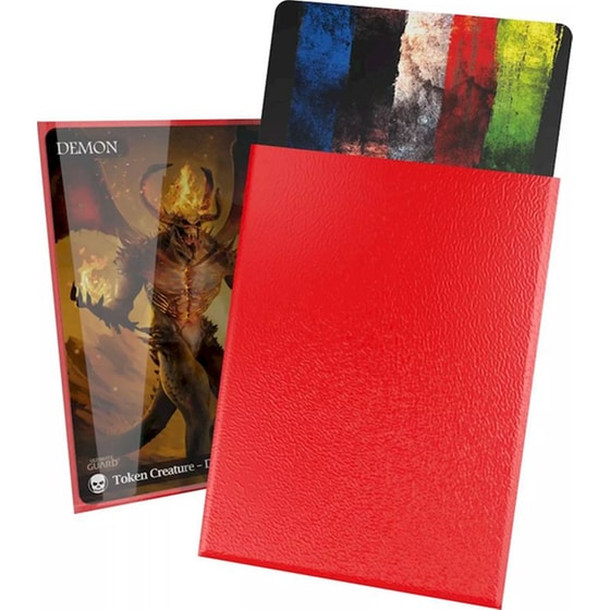 Ultimate Guard Cortex Card Sleeves Standard Size - Red (100 Sleeves) image 2