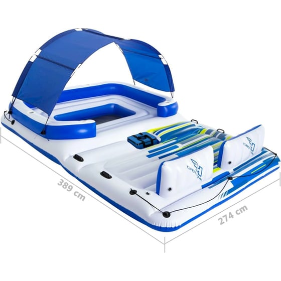 Φουσκωτό Θαλάσσης Καναπές Bestway Tropical Breeze 389x274cm image 7