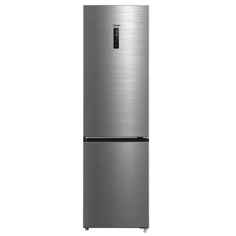 MIDEA MDRB521MGA46O Total No Frost 368 Lt Inox Ψυγειοκαταψύκτης φωτογραφία