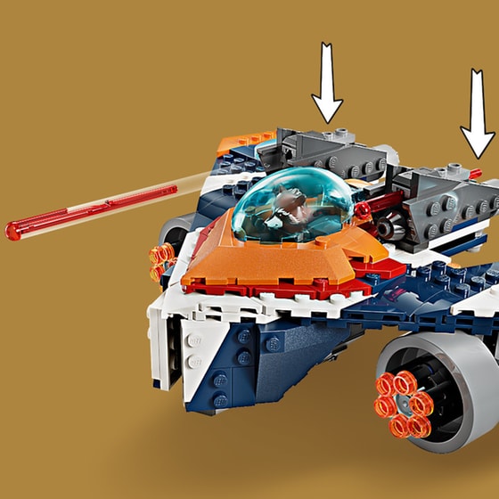 LEGO® Marvel Rocket's Warbird vs. Ronan (76278) image 9