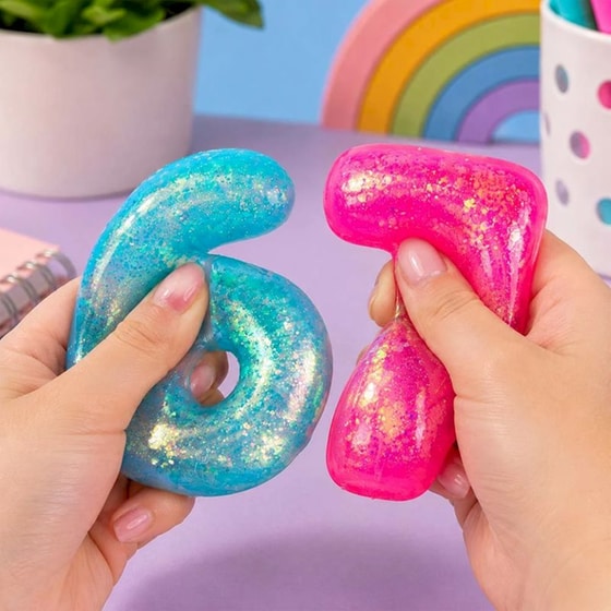 Anti-stress Παιχνίδι 6-7 Glitter Sugar Squishy - Τυχαία Επιλογή image 4