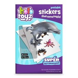 Holotoyz - Super Sea Creatures Augmented Reality Αυτοκόλλητα Επαυξημένης Πραγματικότητας Που Ζωντανεύουν Σε Κινούμενα Σχέδια