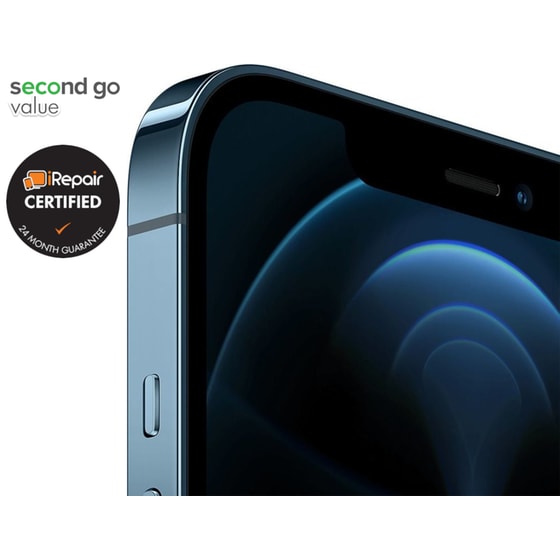 Μεταχειρισμένο Apple iPhone 12 Pro 128GB Pacific Blue second go value Certified by iRepair image 4