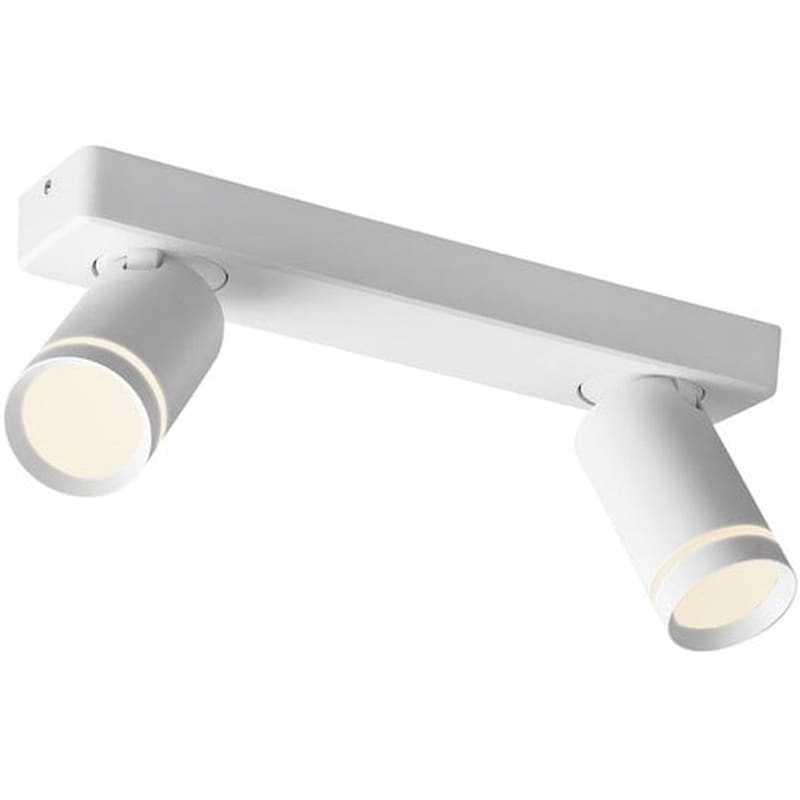 ACA DECOR Σποτ Δίφωτο Aca Divino Ra3632swh από Αλουμίνιο - Λευκό