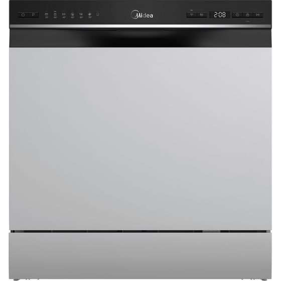 MIDEA MDWTT0802MS-WF για 8 Σερβίτσια με WiFi Inox Πλυντήριο Πιάτων image 0