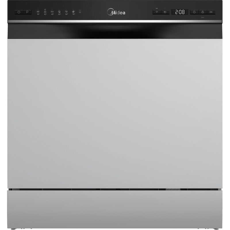 MIDEA MIDEA MDWTT0802MS-WF για 8 Σερβίτσια με WiFi Inox Πλυντήριο Πιάτων