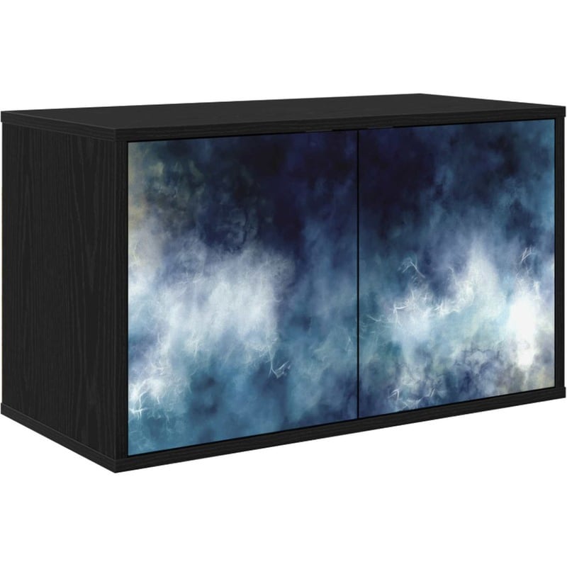Έπιπλο Τηλεόρασης VidaXL RAALTE Επιτοίχιο 69 x 33 x 40 cm - Μαύρη Δρυς