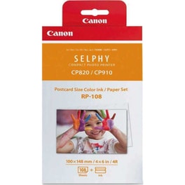 Canon Φωτογραφικό Χαρτί Gloss A6 133 gr/m² για Thermal Εκτυπωτές 108 φύλλα