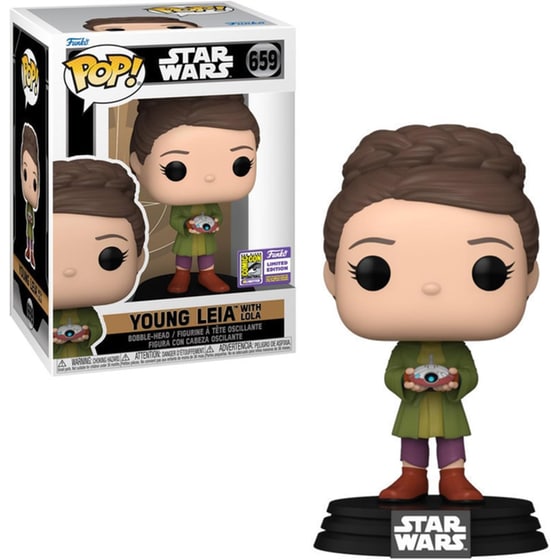 Funko Pop! Star Wars - Young Leia with Lola #659 image 0