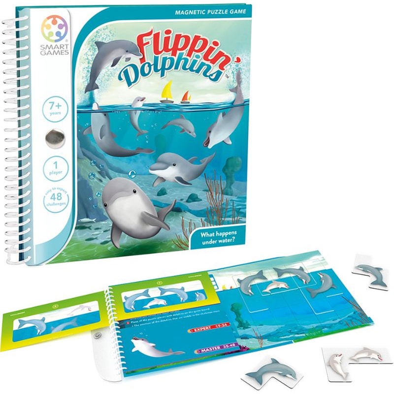 Smartgames Επιτραπέζιο Μαγνητικό Flippin Dolphins