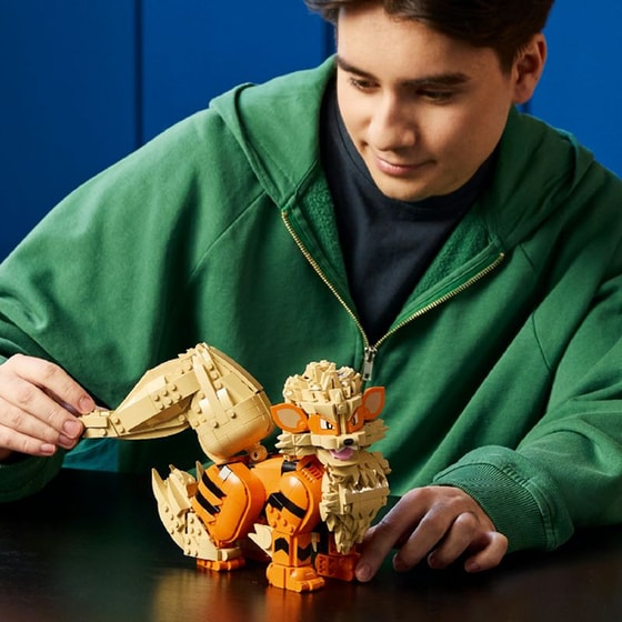 LEGO® Pokémon™ Arcanine Pokémon Figure Building Set (72160) image 1