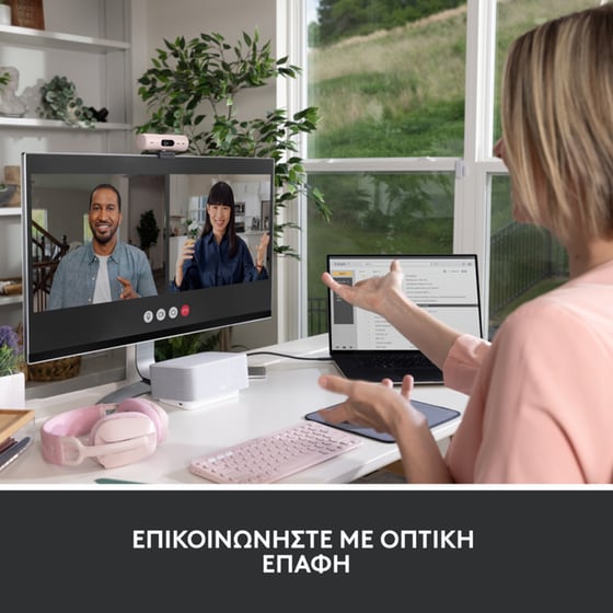 Logitech Brio 500 Web Camera Full HD 1080p Ροζ image 8