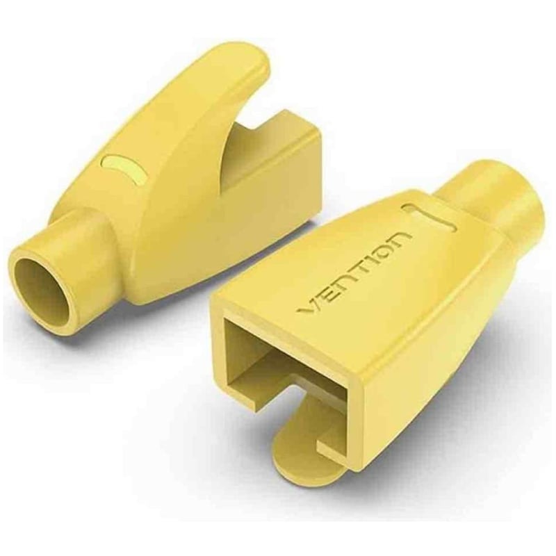 Κάλυμμα Βυσμάτων RJ45 Vention IODY0-50 - Κίτρινο
