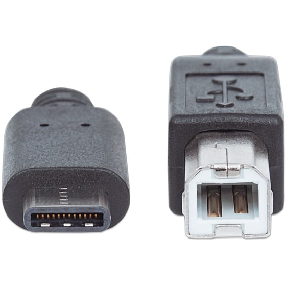 Καλώδιο Manhattan USB-B Male σε USB-C Male - 2m image 1