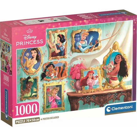 Παζλ Clementoni Panorama High Quality Collection Disney Princess (1000 Κομμάτια) image 0