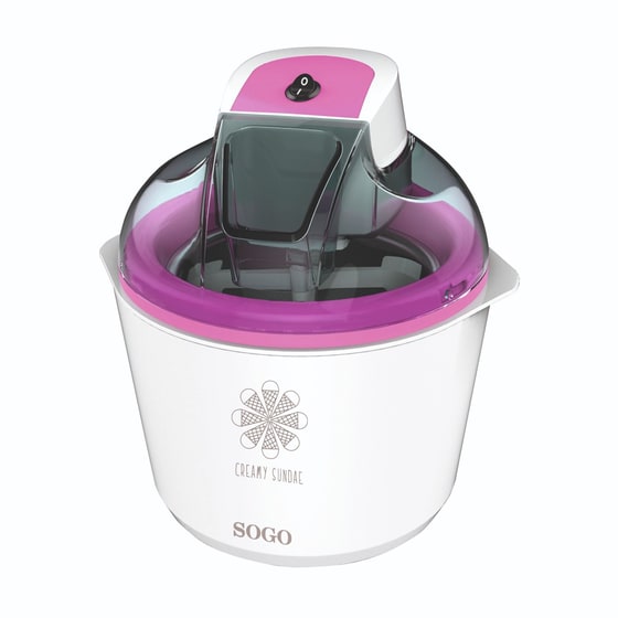 Παγωτομηχανή SOGO MHE-SS-10715 12 W 1.5 L Μωβ/Λευκό image 0