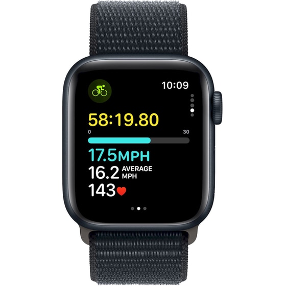 Apple Watch SE Midnight Aluminium GPS 40mm - Midnight Sports Loop Regular image 5