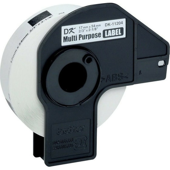 Αυτοκόλλητες Ετικέτες Brother DK-11204 17 x 54mm (400τμχ) - Λευκές image 1