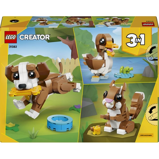 LEGO® Creator 3 σε 1 Χαριτωμένα Ζώα Παιχνιδιάρικο Κουτάβι (31382) image 8