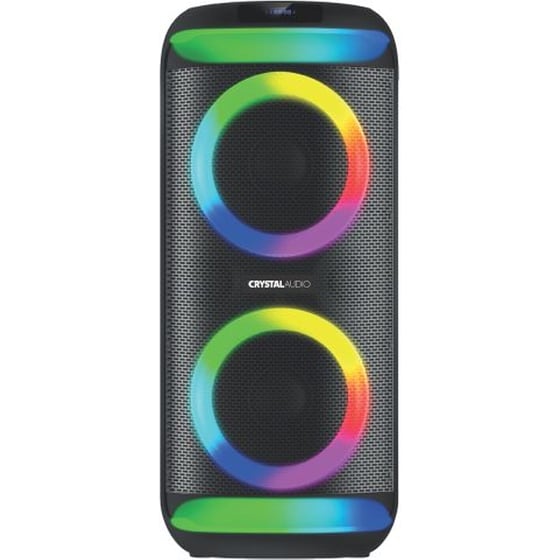 Party Speaker CRYSTAL AUDIO PRT20 με Ασύρματο Μικρόφωνο - Μαύρο image 0