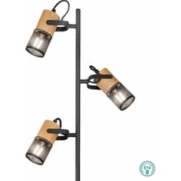 Trio Lighting Tosh Vintage Φωτιστικό Δαπέδου Υ150xΜ23εκ. με Ντουί για Λαμπτήρα E14 ΜαύροΚωδικός: 404300332
