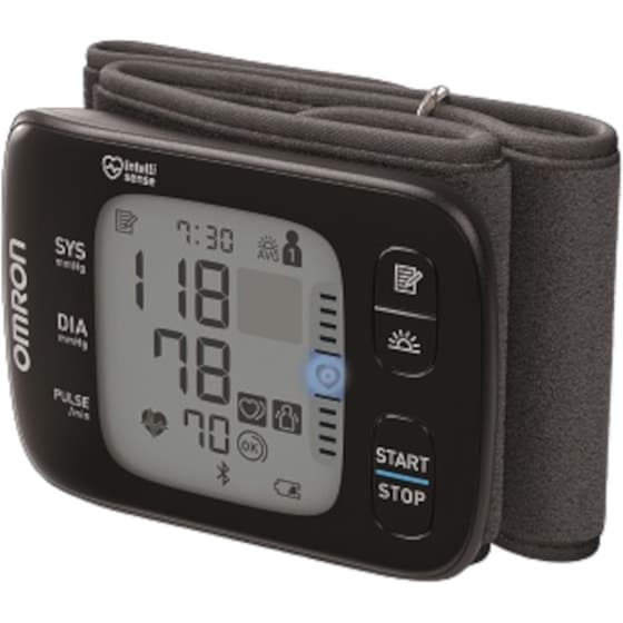 Ψηφιακό Πιεσόμετρο Καρπού OMRON RS7 Intelli IT HEM-6232T-E με Bluetooth και Ανίχνευση Αρρυθμίας Μαύρο image 0
