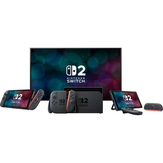Nintendo Switch 2 Μαύρο Assasin's Creed Shadows + EA Sports FC26 (Game Key Card) Bundle image 8