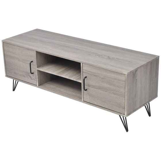 Έπιπλο Τηλεόρασης VidaXL MDF 120x40x45cm - Γκρι image 0